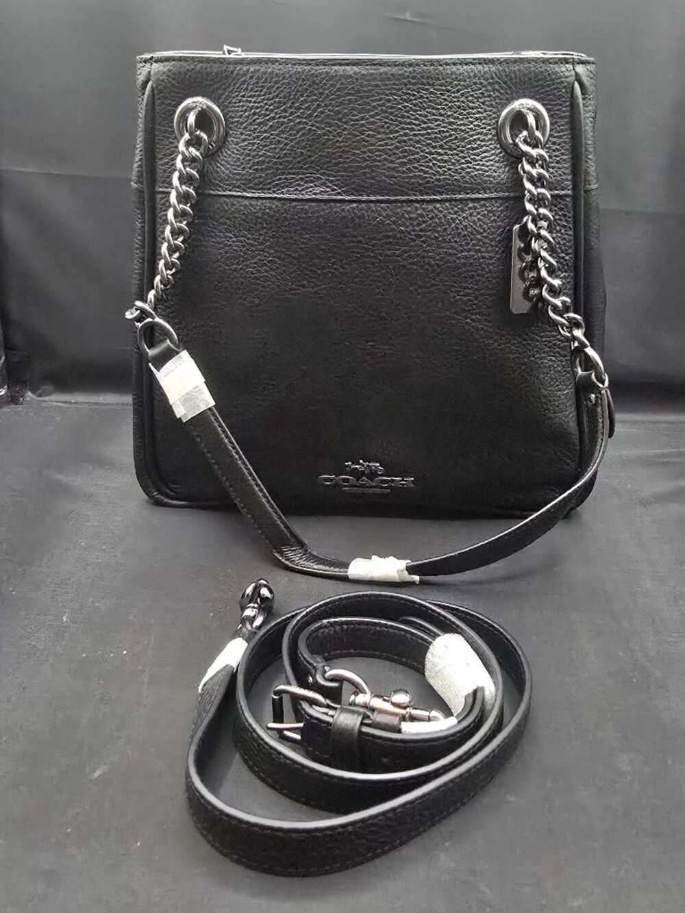 Coach Cammie Chain Bucket Bag C8315 Black